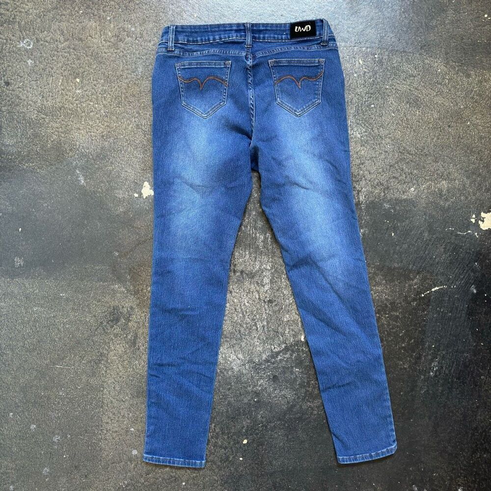 UWD Kid's Girls Denim Fashion Skinny Jeans Blue Size 13
